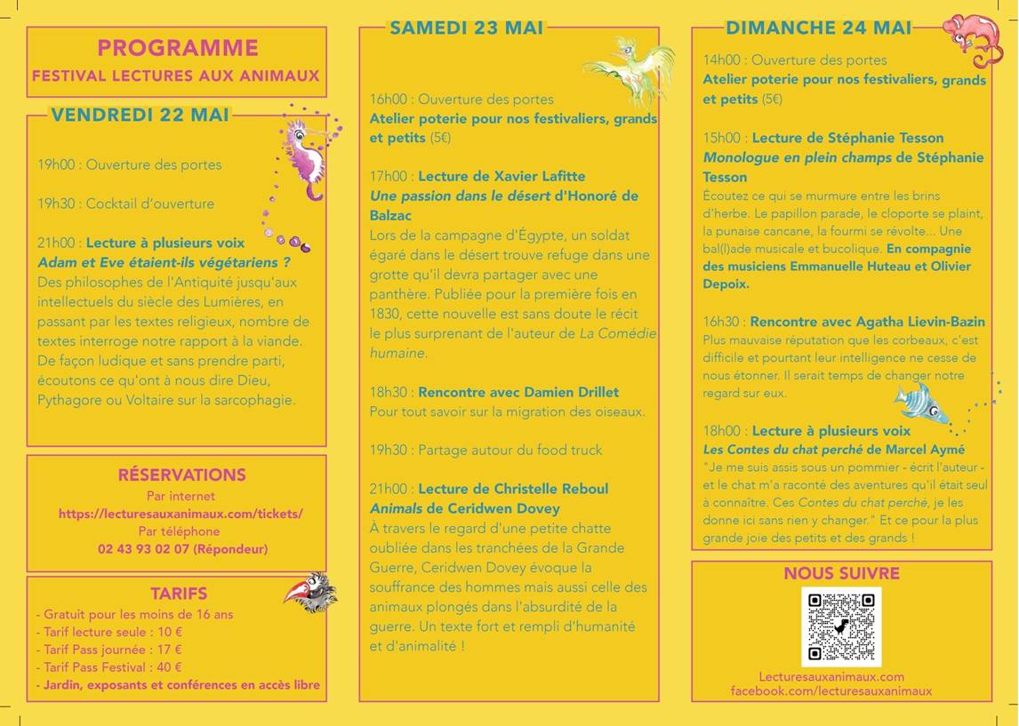 programme lecture aux animaux
